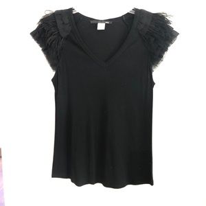 Ellison Feather detail Tee
